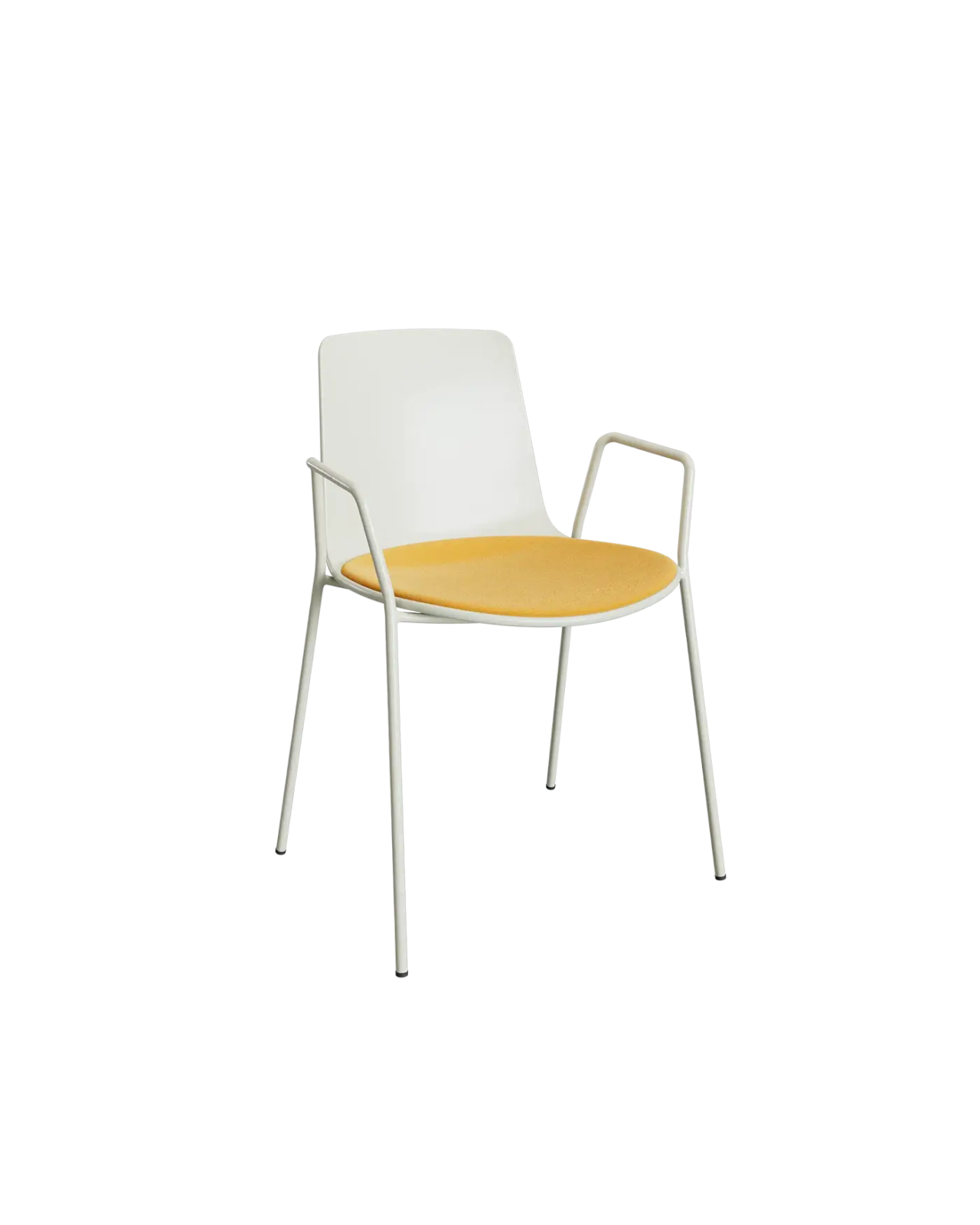 Silla Lottus 4L con brazos acero by ENEA