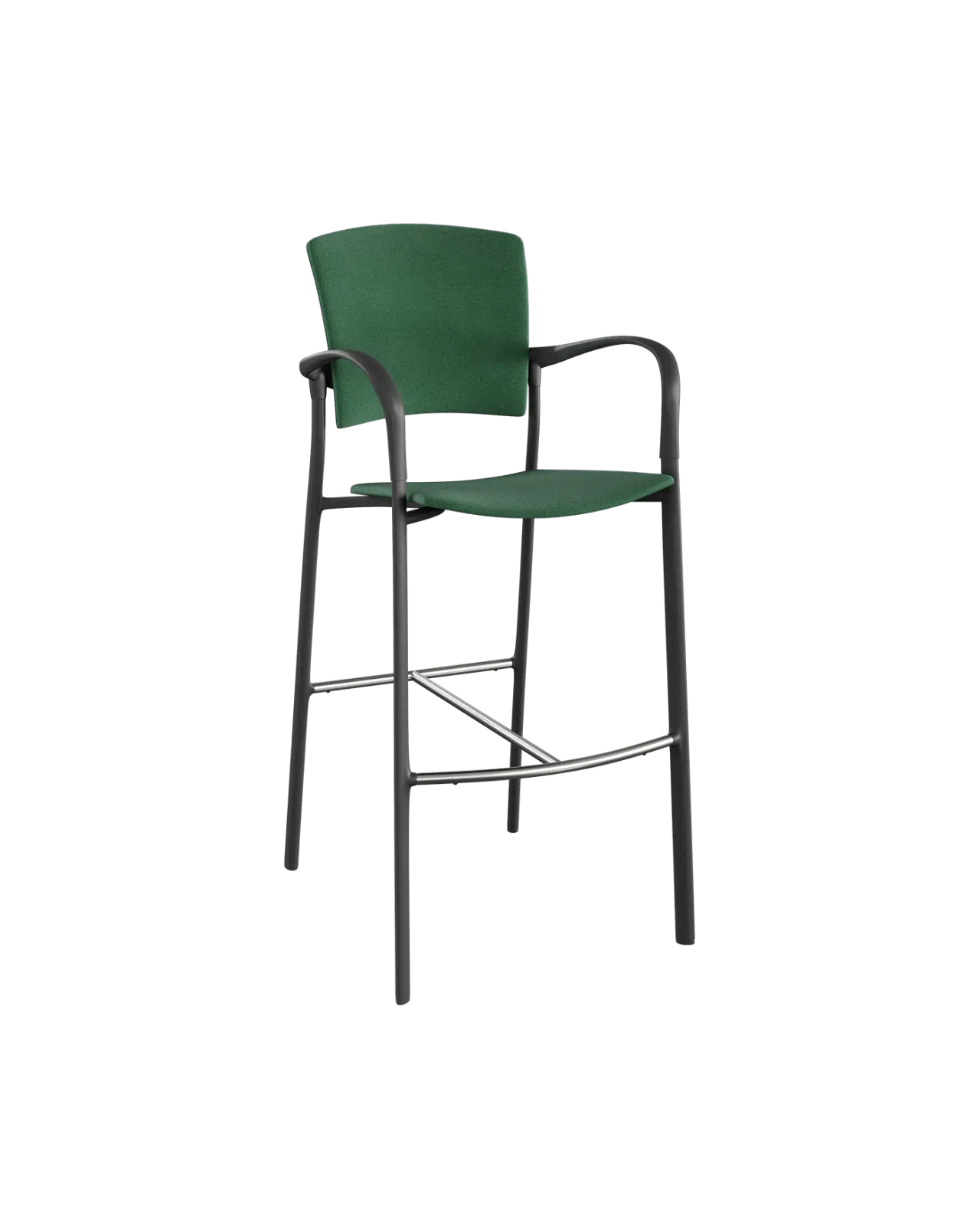 Taburete Eina 4L Alto con brazos by ENEA