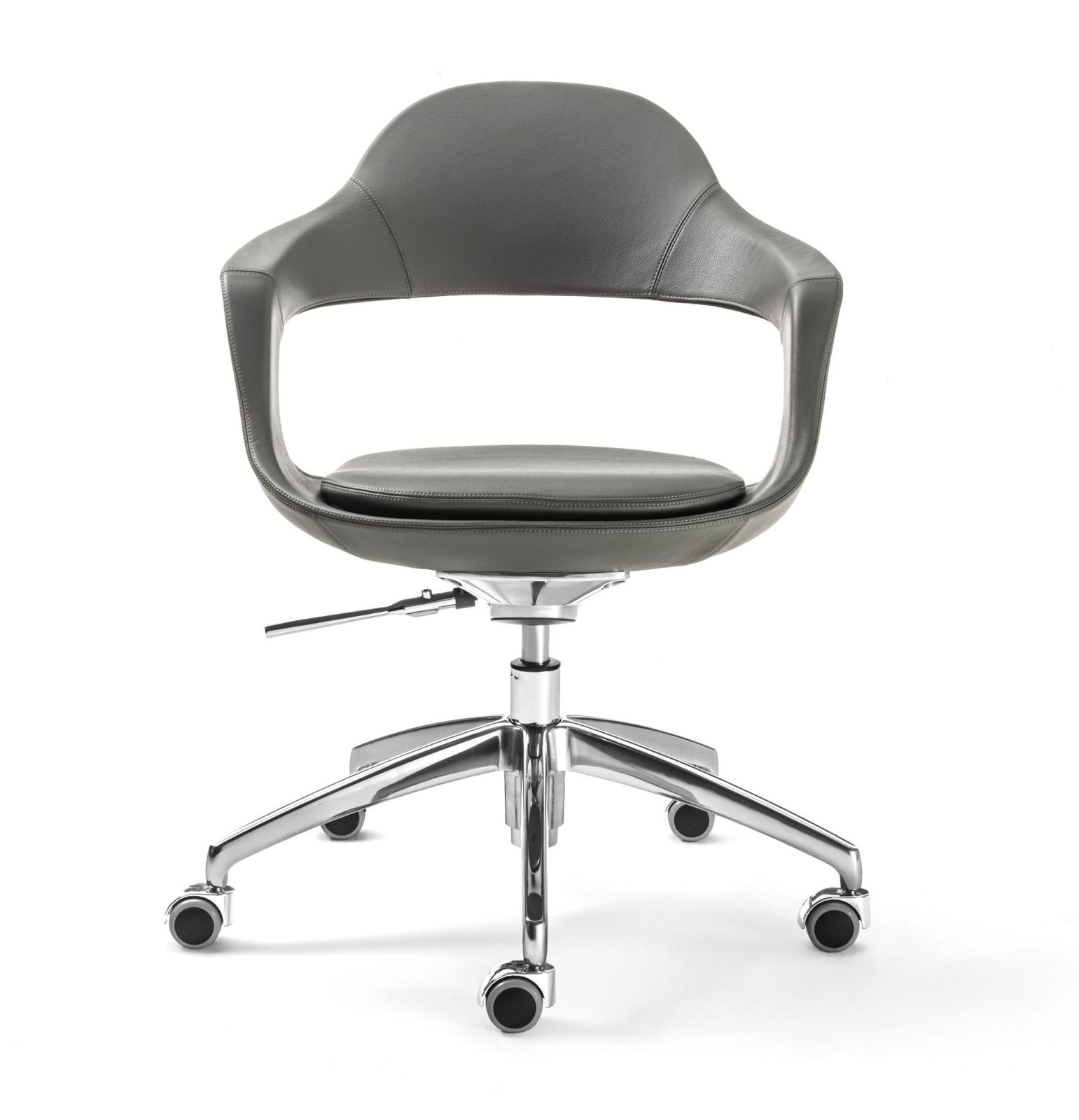 Office chair with wheels Frenchkiss by ENRICO PELLIZZONI