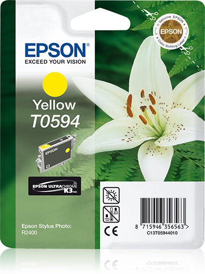 Singlepack Yellow T0594 Ultra Chrome K3 | Inchiostri | Inchiostri &amp; Carta | Prodotti by EPSON ITALIA