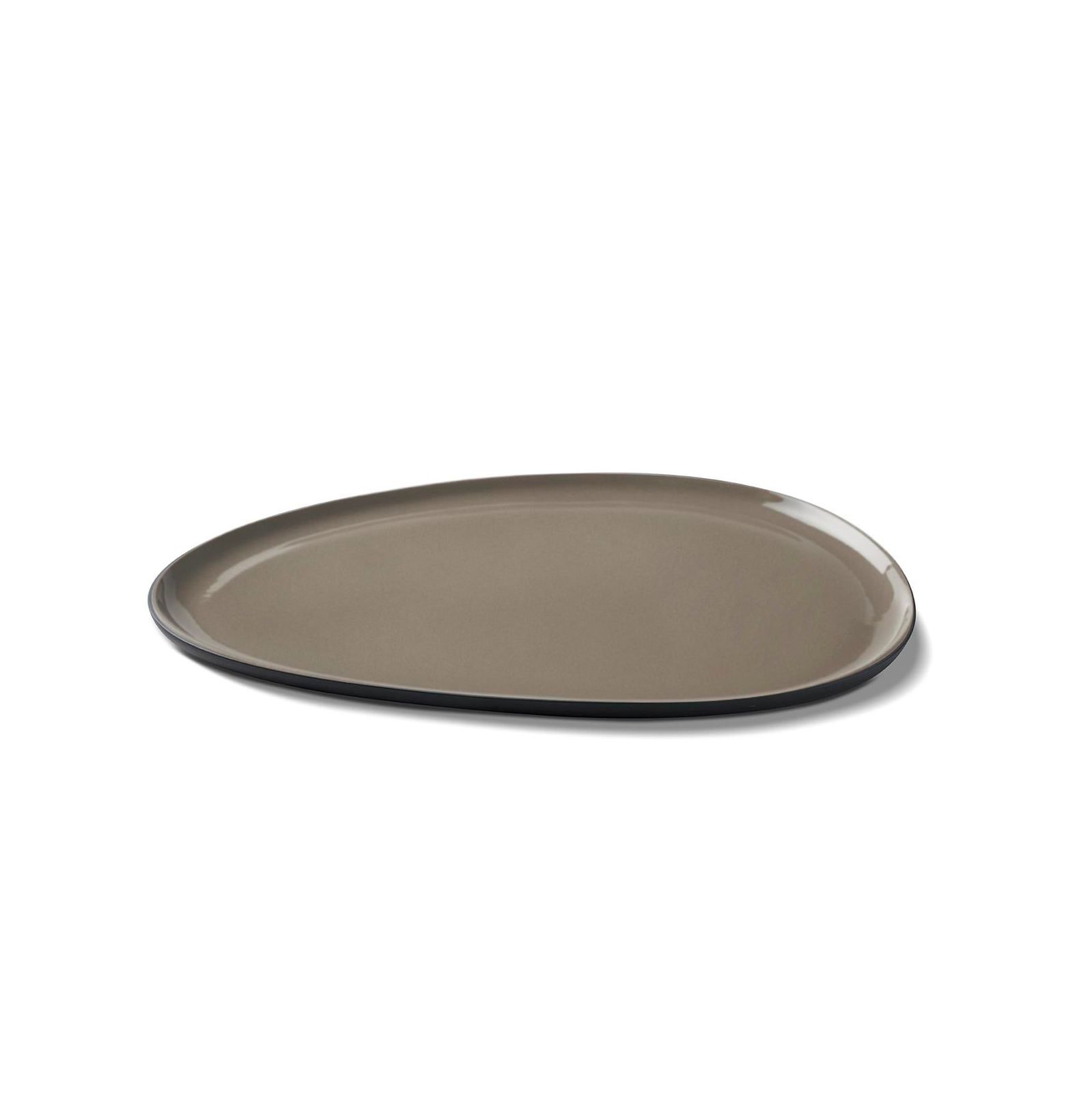 Stone Starter Plate Double Colour BLACK&ROCK by Esma Dereboy