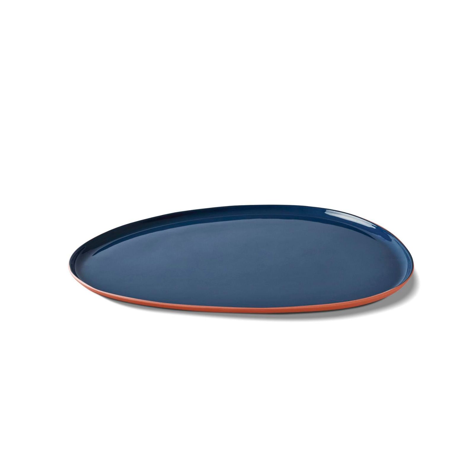 Stone Starter Plate Double Colour CORAL&OCEAN by Esma Dereboy
