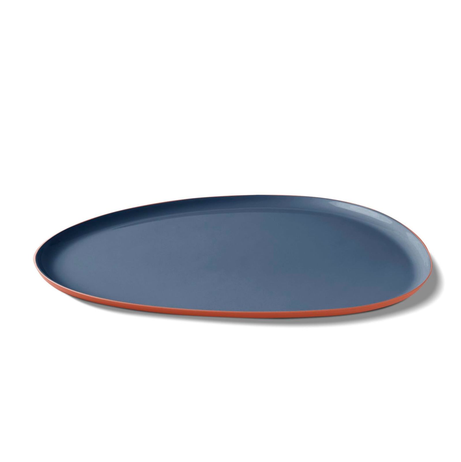 Stone Dinner Plate Double Colour CORAL&OCEAN by Esma Dereboy