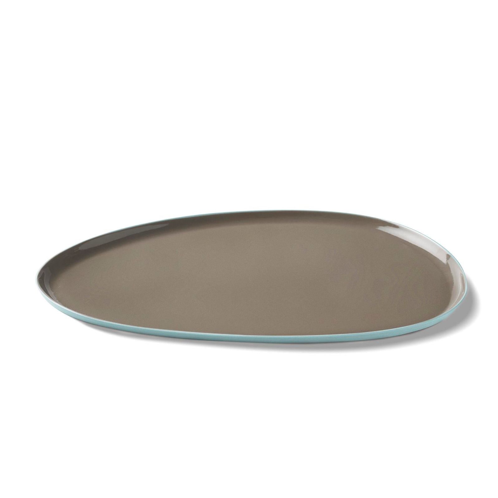 Stone Dinner Plate Double Colour AQUA&ROCK by Esma Dereboy