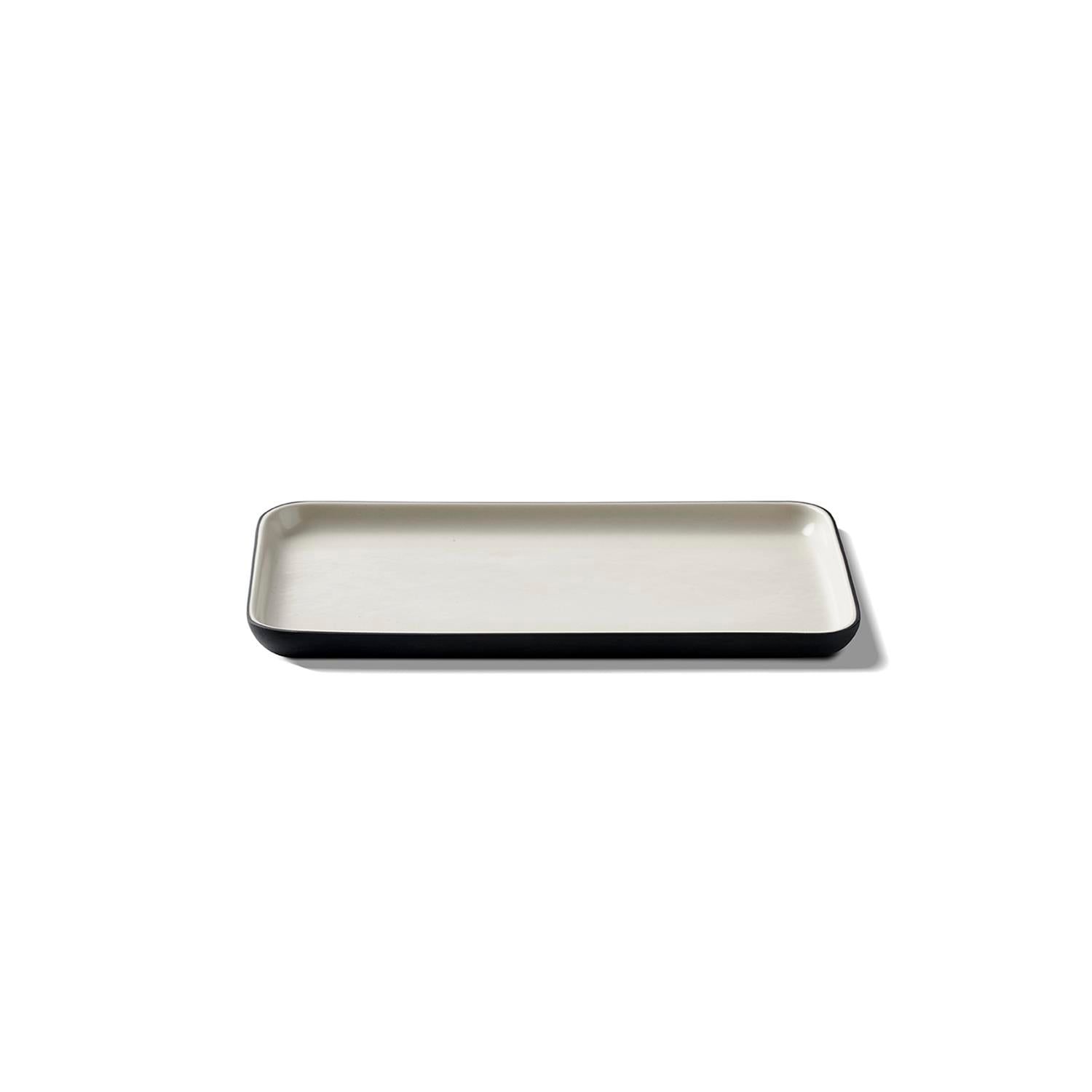 Rectangle Small Serving Plate Double Colour by Esma Dereboy