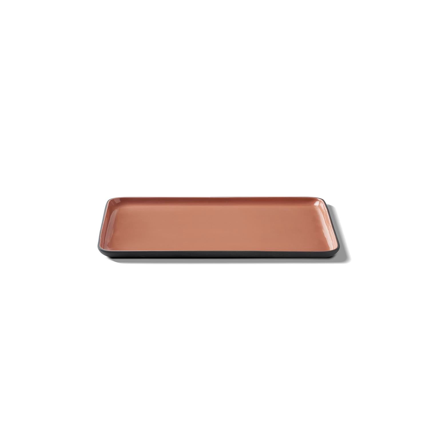 Rectangle Small Serving Plate Double Colour by Esma Dereboy