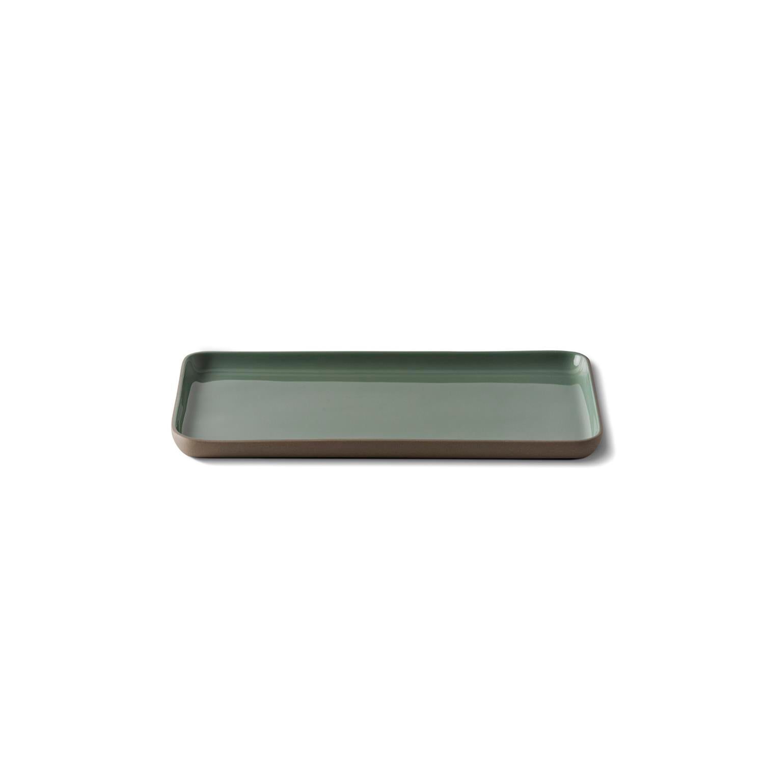 Rectangle Small Serving Plate Double Colour by Esma Dereboy