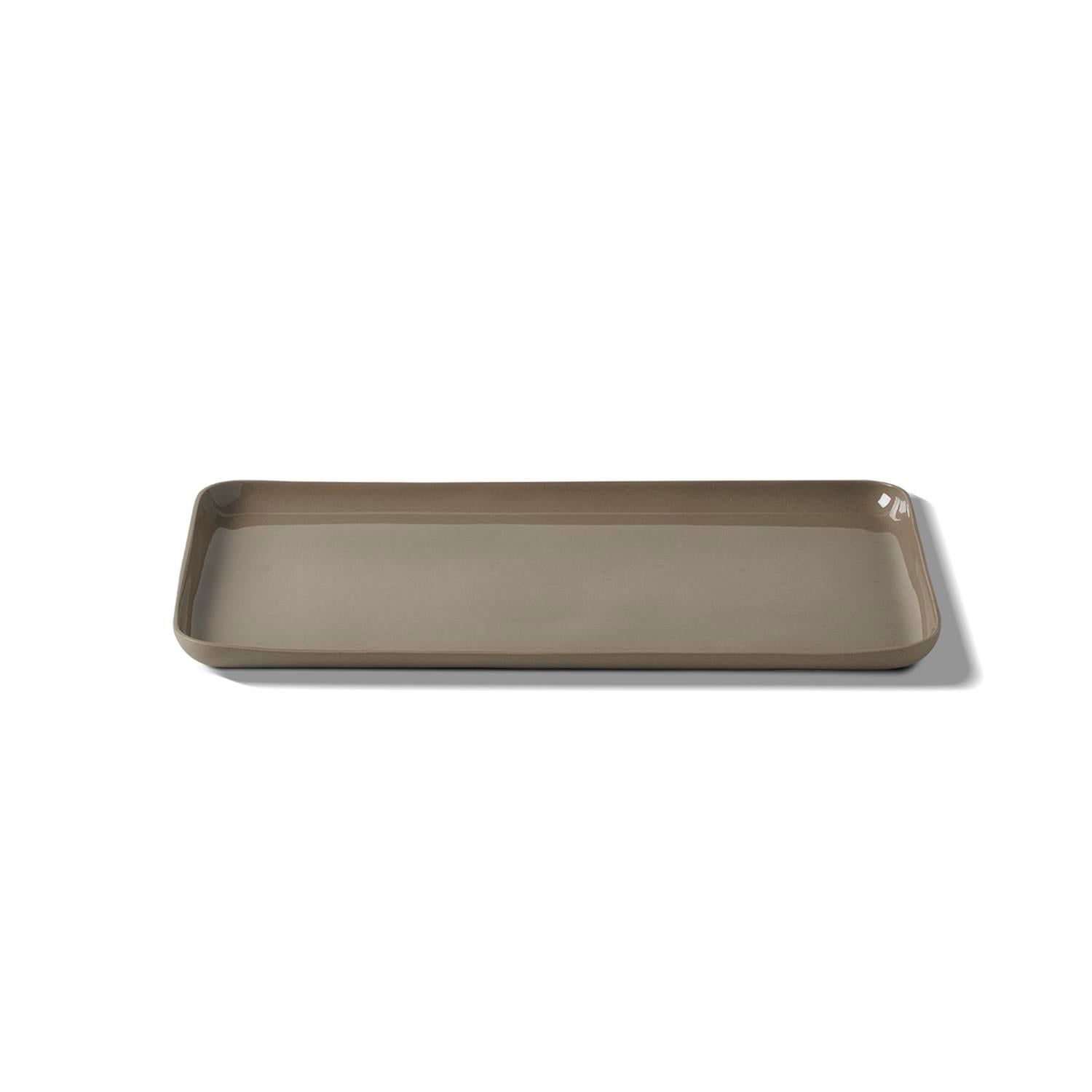 Rectangle Medium Serving Plate Single Colour by Esma Dereboy