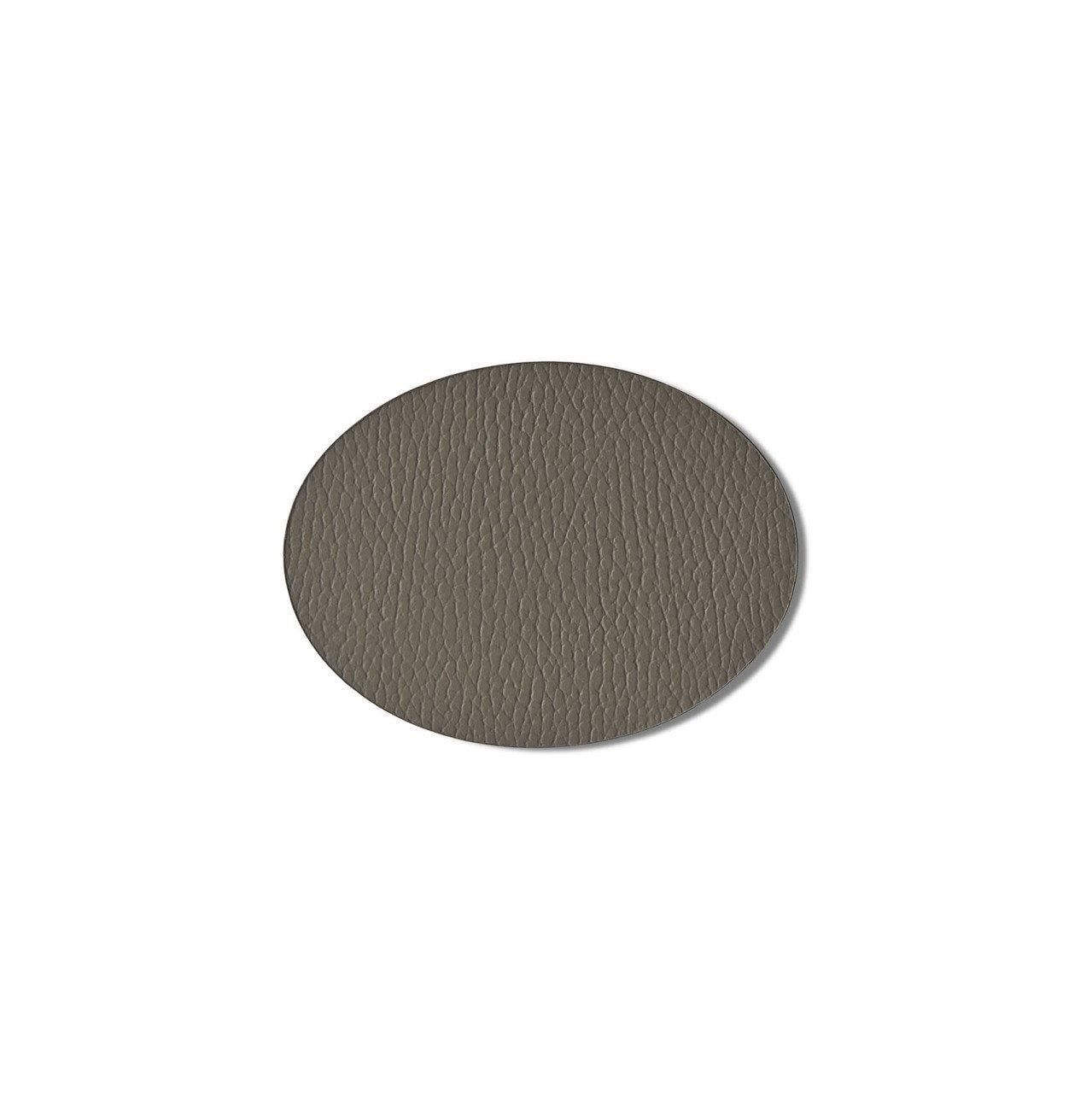 Oval Glass Mat Set Of 4 Rock by Esma Dereboy