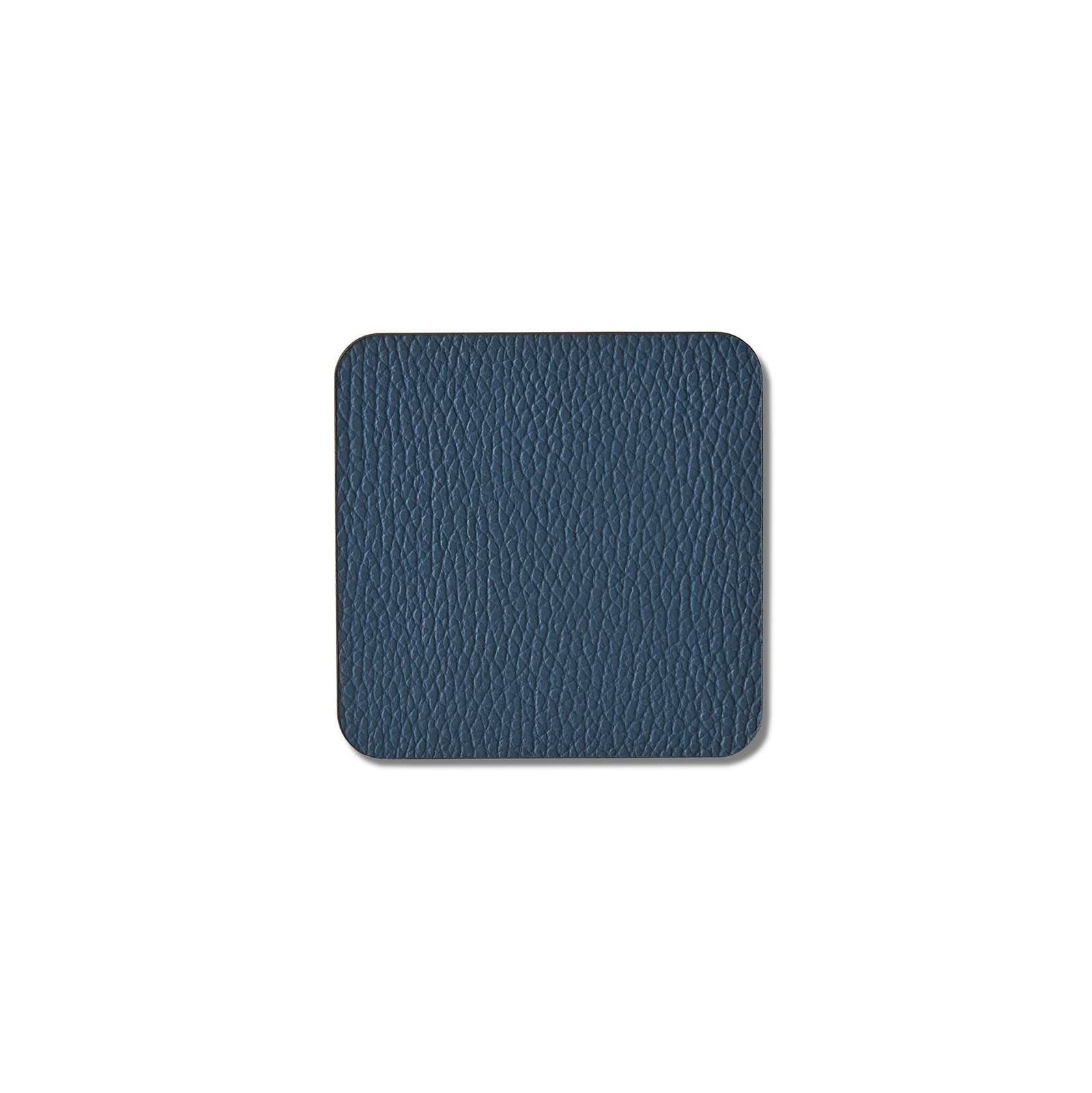 Square Glass Mat Set Of 4 Cobalt by Esma Dereboy