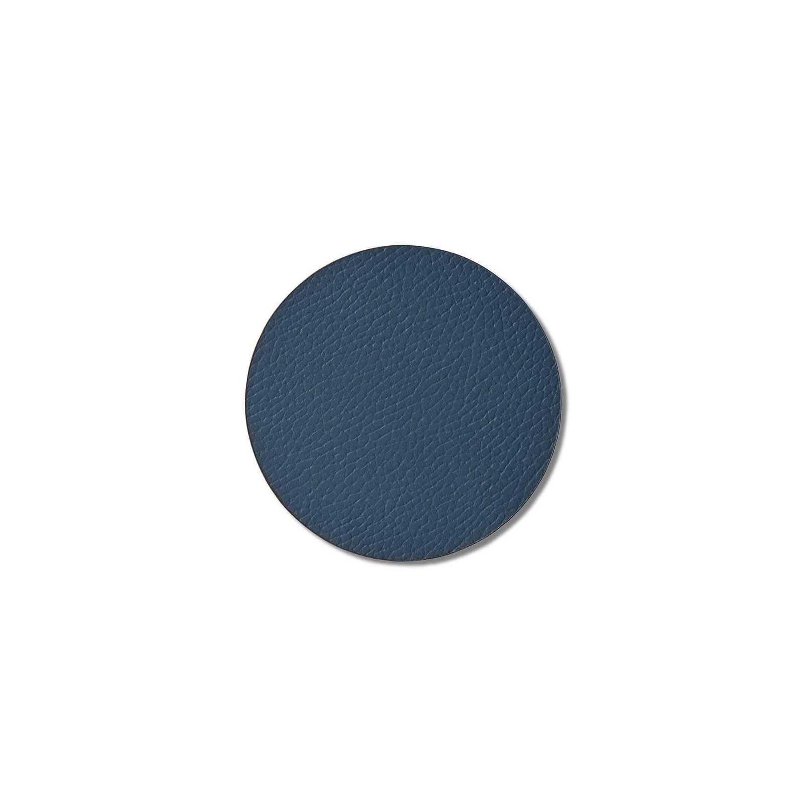 Round Glass Mat Set Of 4 Cobalt by Esma Dereboy