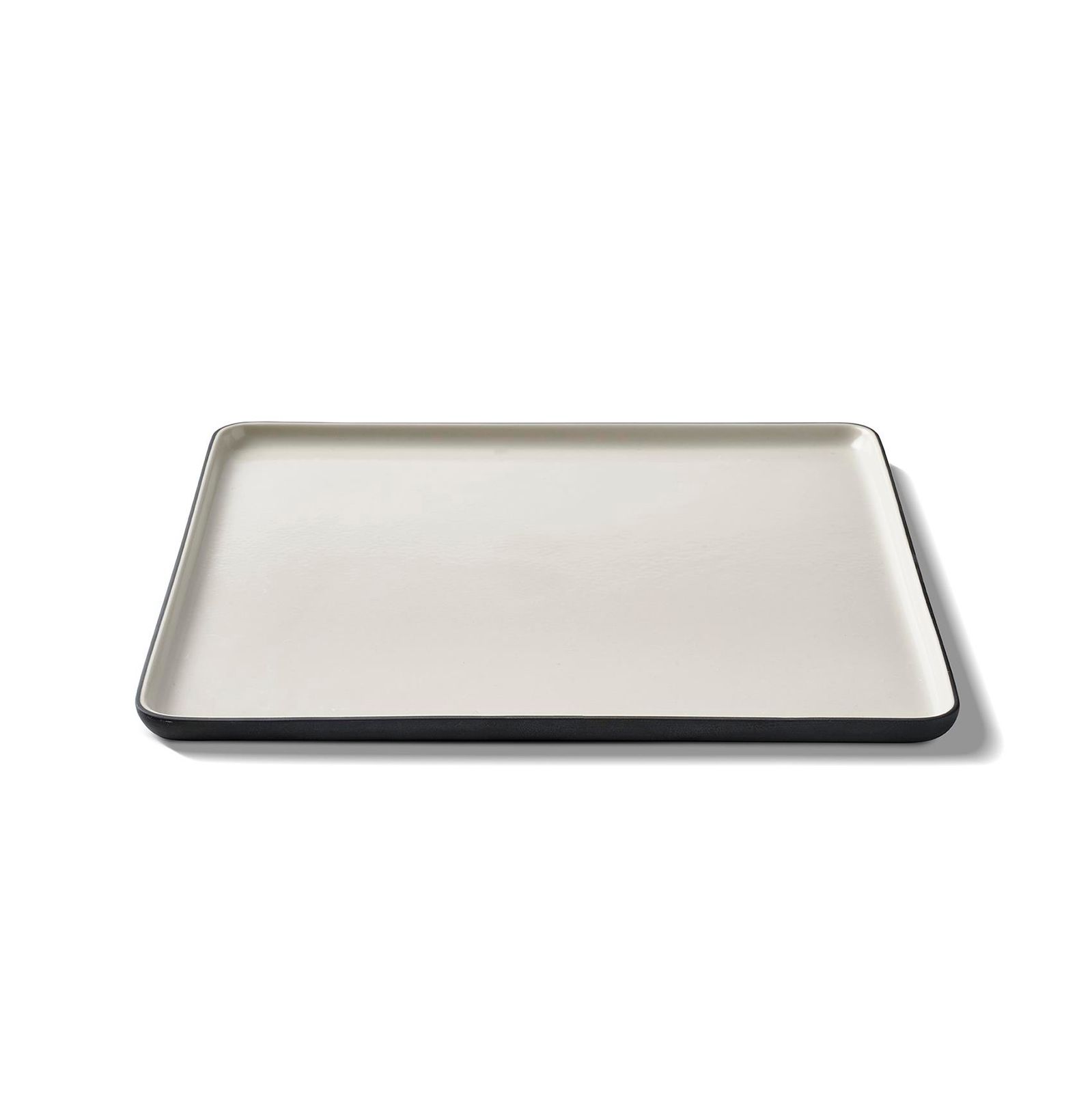 Square Serving Plate Double Colour by Esma Dereboy