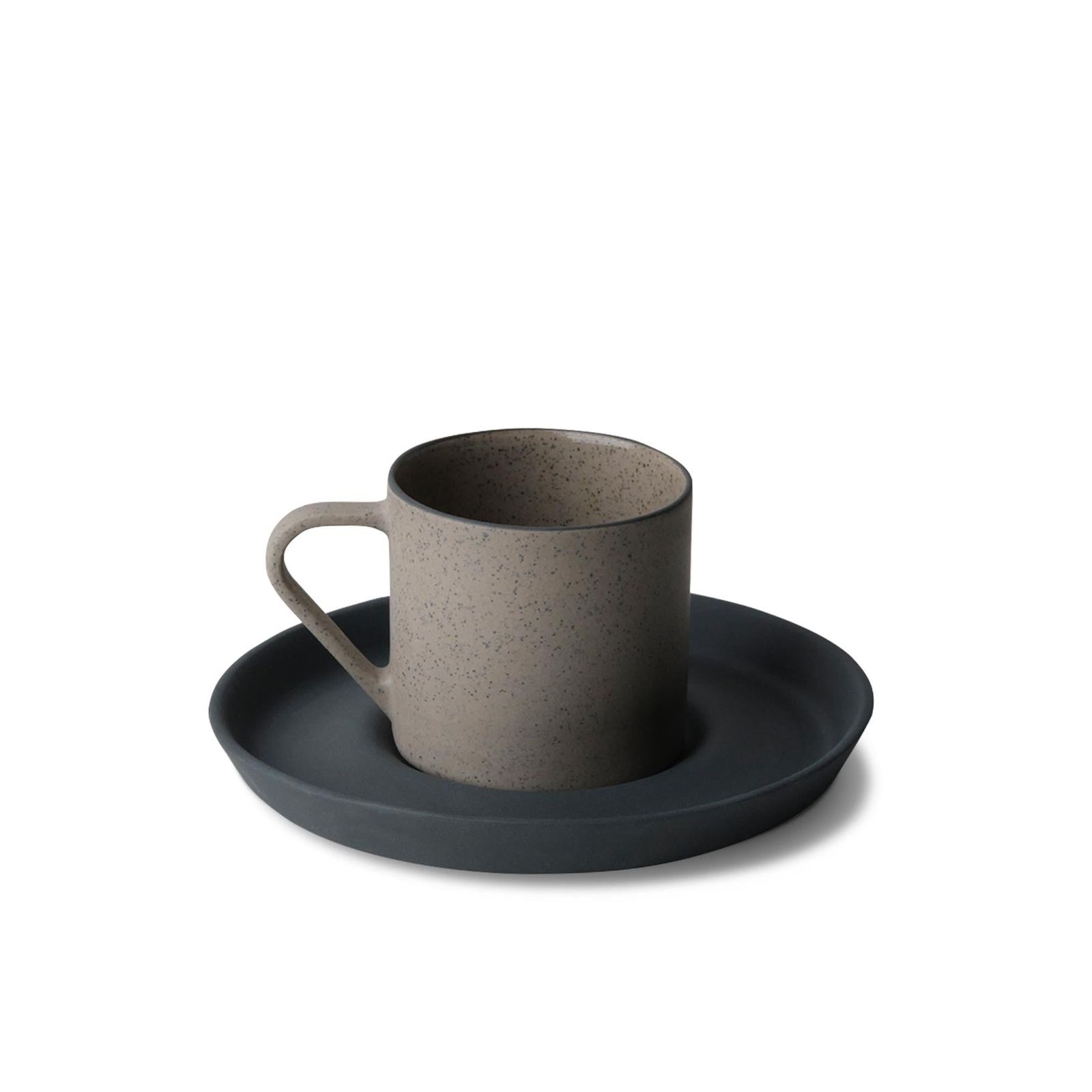 Nest Glitter Espresso Cup with Saucer Black - Glittery Rock 90 ml by Esma Dereboy