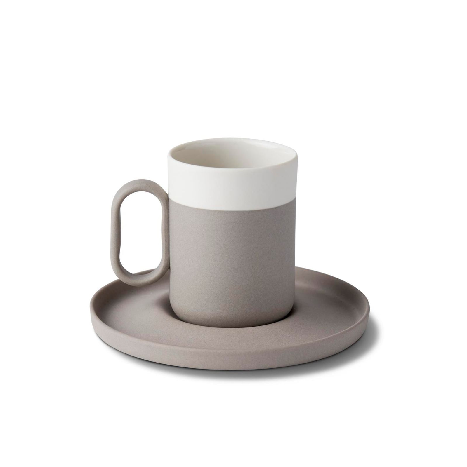 Capsule Espresso Cup With Saucer Rock - Rock & Ivory by Esma Dereboy