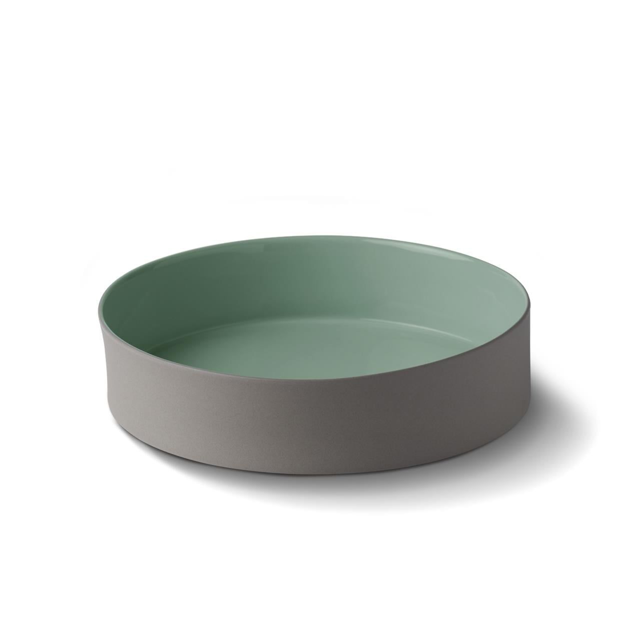 Cylinder Salad Bowl Double Colour by Esma Dereboy