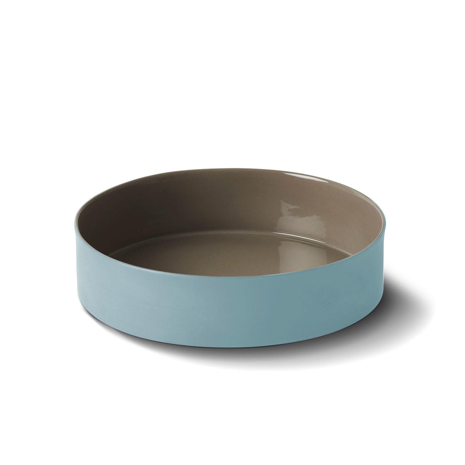 Cylinder Salad Bowl Double Colour by Esma Dereboy
