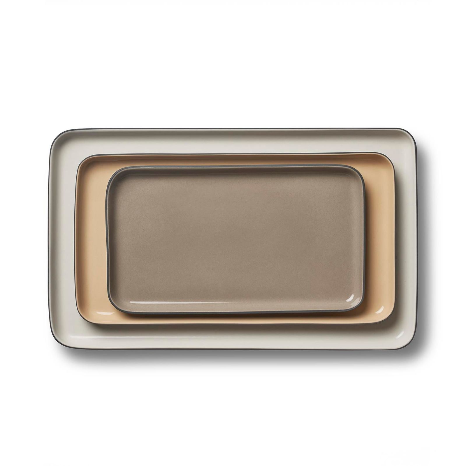 Rectangle Plate Set Mix & Match No:1 by Esma Dereboy