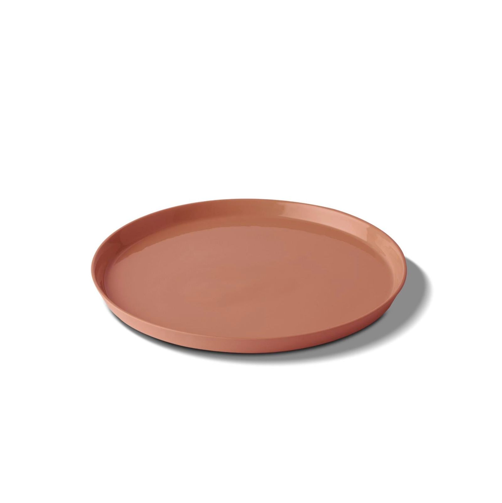 Round Starter Plate Single Colour CORAL by Esma Dereboy