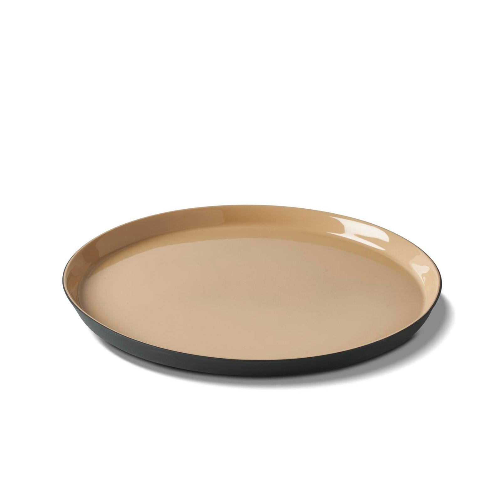 Round Dinner Plate Double Colour by Esma Dereboy