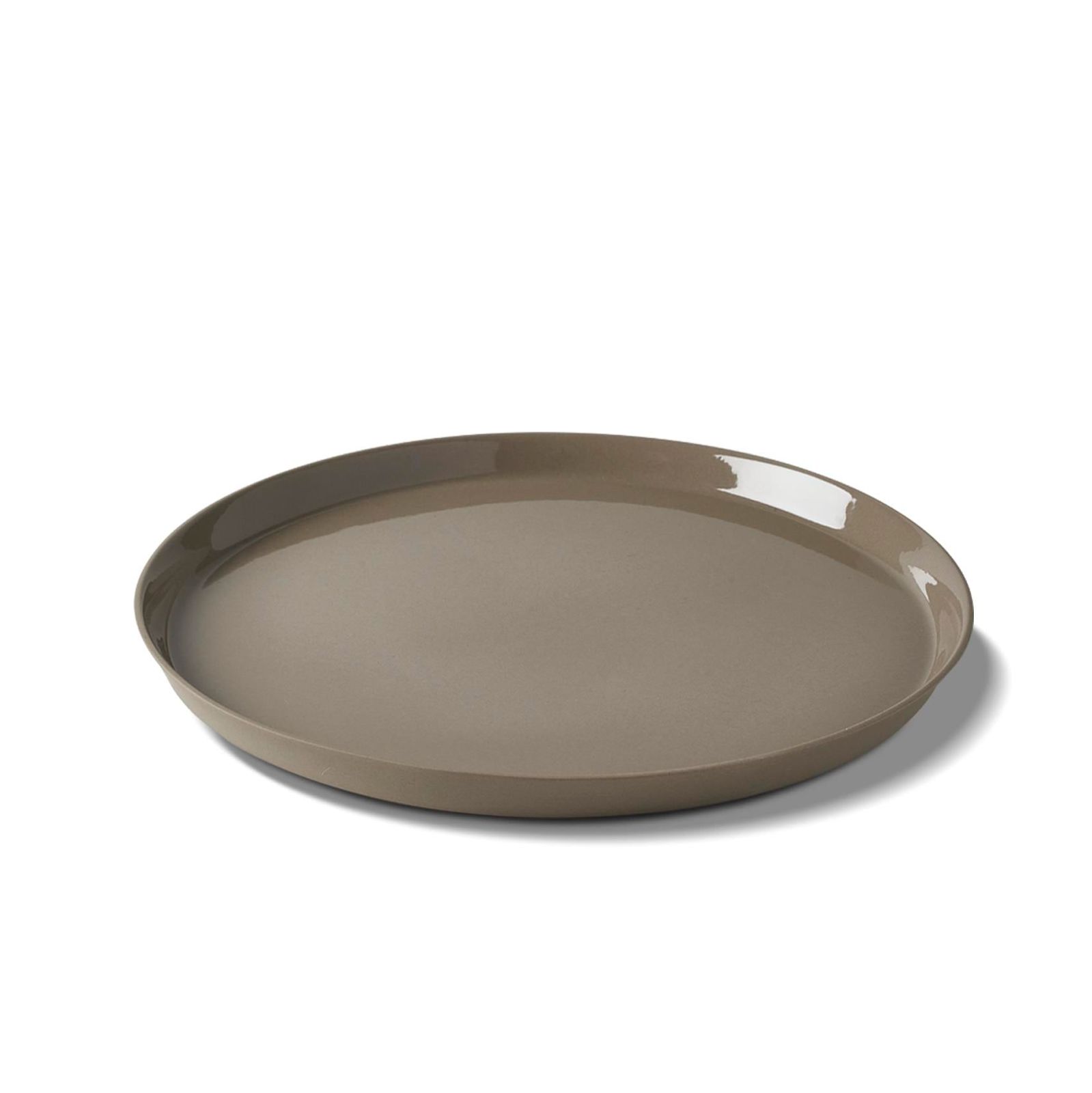 Round Dinner Plate Single Colour ROCK by Esma Dereboy