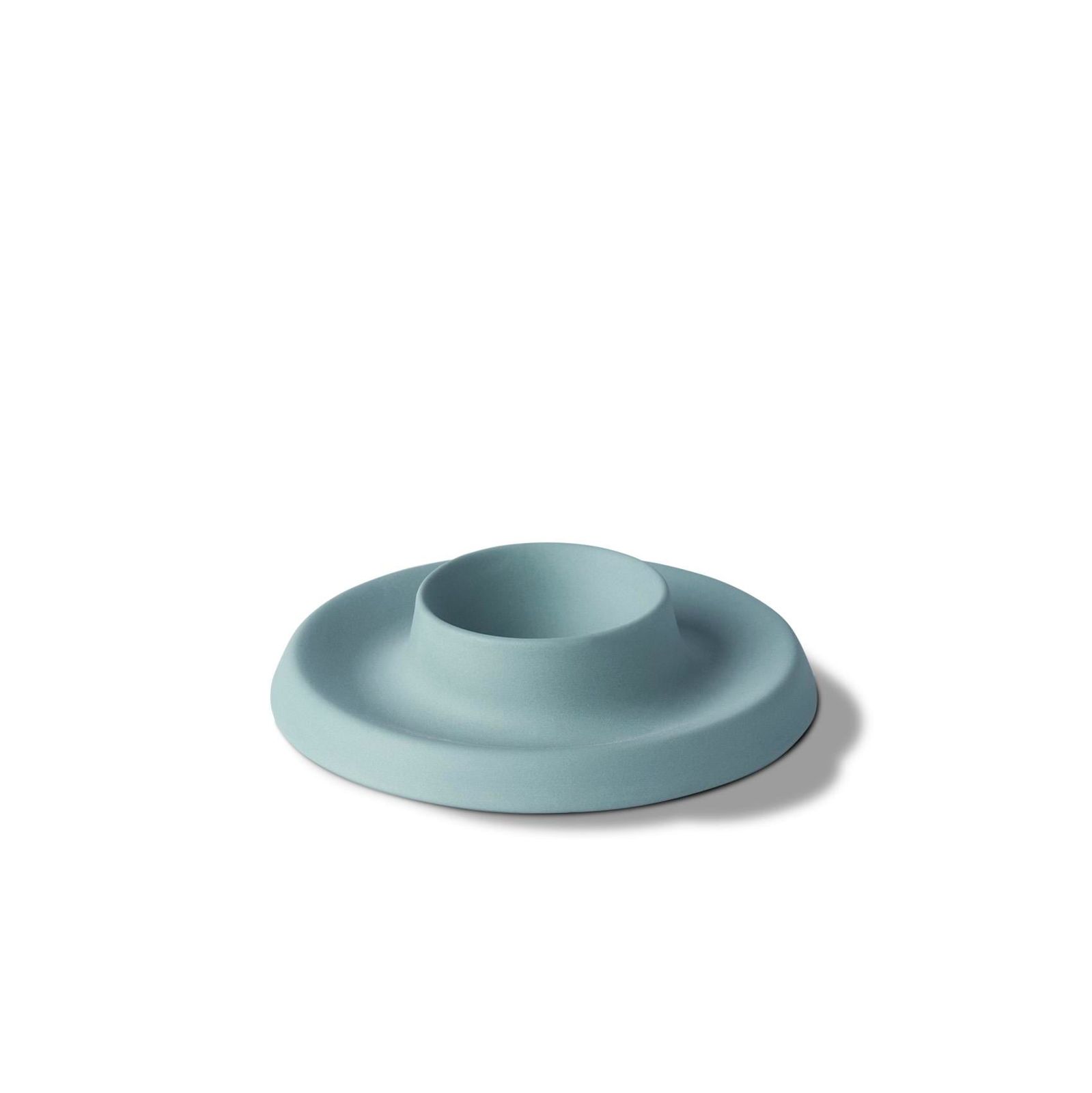 Round Egg Cup Aqua by Esma Dereboy