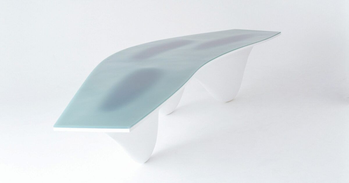 Aqua table by Established and Sons