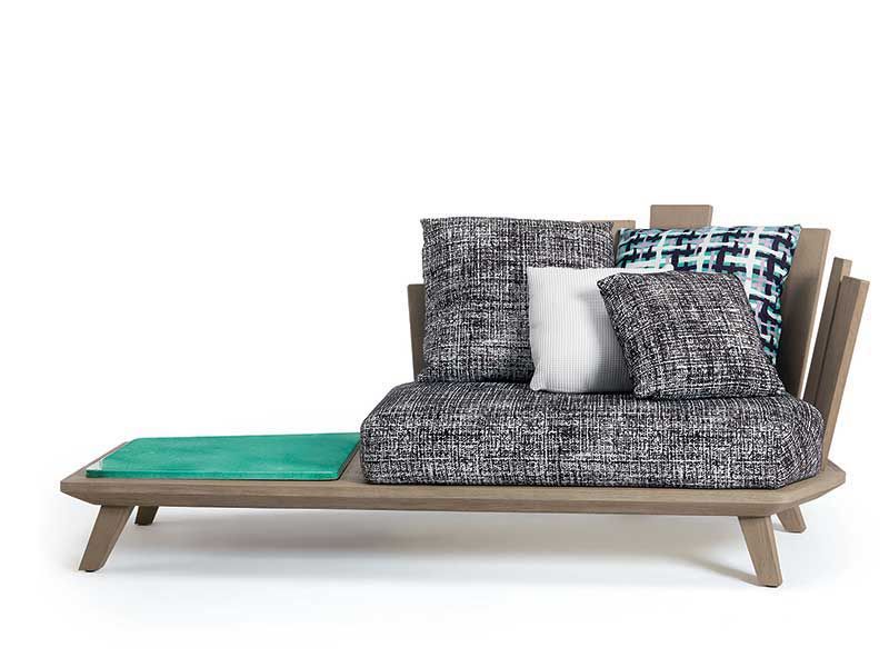 Lounge armchair with coffee table - Rafael by Ethimo