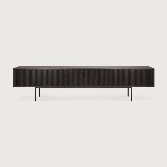 Roller Max TV cupboard - Black - 242 x 45 x 56 cm (10110055) by Ethnicraft