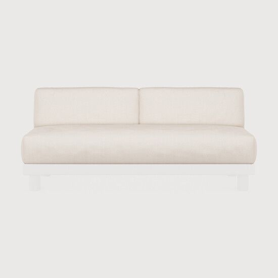 Monocle outdoor modular sofa cushion set - White - 166 x 63 x 44 cm (10121223) by Ethnicraft