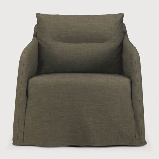 Weave lounge chair - Green - 80 x 87 x 75 cm (10121411) by Ethnicraft