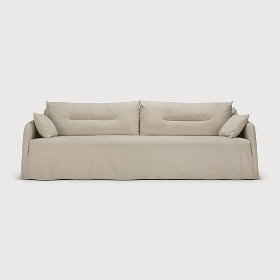 Weave sofa - Bone - 244 x 95 x 75 cm (10121412) by Ethnicraft
