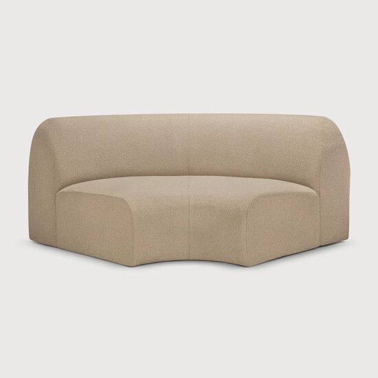 Bulky modular sofa - Almond - 133 x 133 x 75 cm (10121448) by Ethnicraft