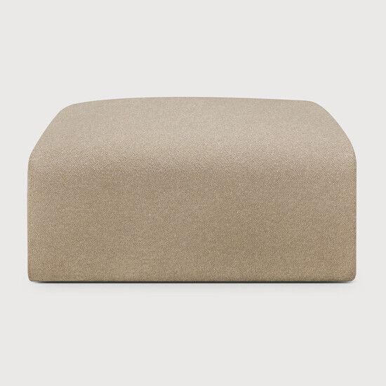 Bulky footstool - Almond - 80 x 60 x 40 cm (10121449) by Ethnicraft