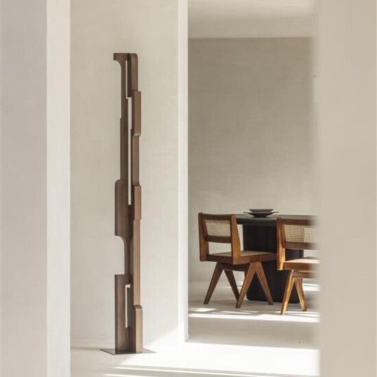 Zuil - Brown - 25 x 25 x 200 cm (10127172) by Ethnicraft