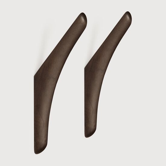 PI wall hanger set - Dark Brown - 3 x 8 x 21 cm (10129775) by Ethnicraft