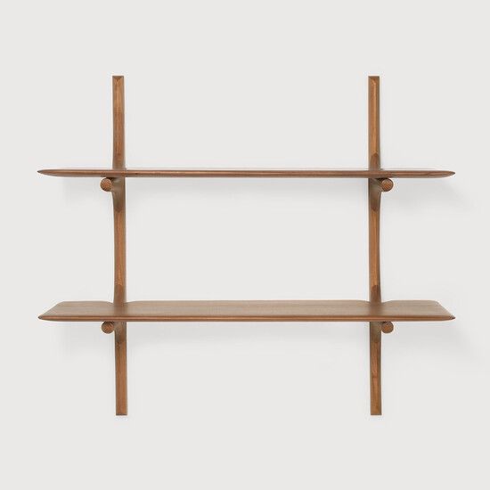 PI wall shelf - Natural - 100 x 35 x 91 cm (10129777) by Ethnicraft