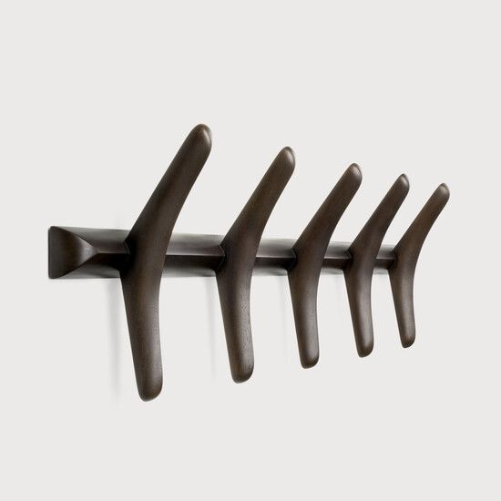 PI wall coat rack - Dark Brown - 70 x 10 x 21 cm (10129782) by Ethnicraft