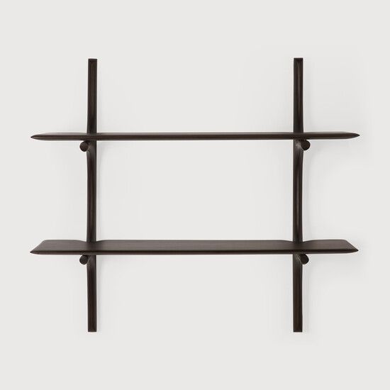 PI wall shelf - Dark Brown - 100 x 35 x 91 cm (10129787) by Ethnicraft