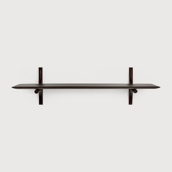 PI wall shelf - Dark Brown - 100 x 35 x 28 cm (10129792) by Ethnicraft