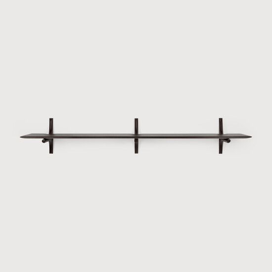 PI wall shelf - Dark Brown - 168 x 35 x 28 cm (10129793) by Ethnicraft
