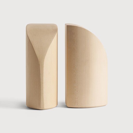 PI book ends - Natural - 9 x 7 x 19 cm (10129870) by Ethnicraft