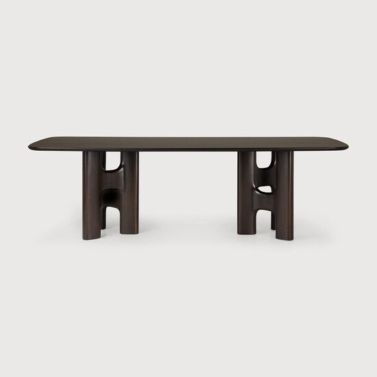 Flow dining table - Rose brown - 250 x 113 x 76 cm (10135094) by Ethnicraft