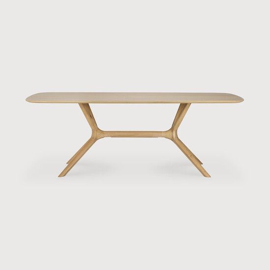 X dining table - Natural - 200 x 100 x 76 cm (10150027) by Ethnicraft