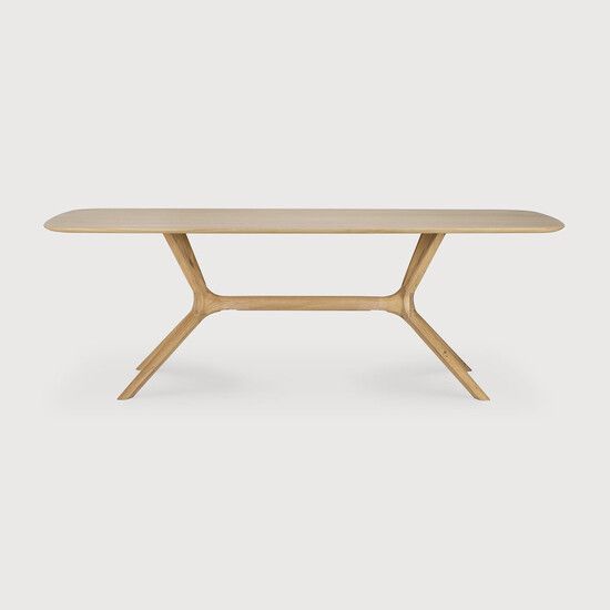 X dining table - Natural - 224 x 100 x 76 cm (10150028) by Ethnicraft
