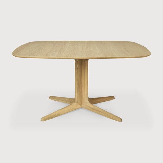 Corto dining table - Natural - 150 x 150 x 76 cm (10150997) by Ethnicraft