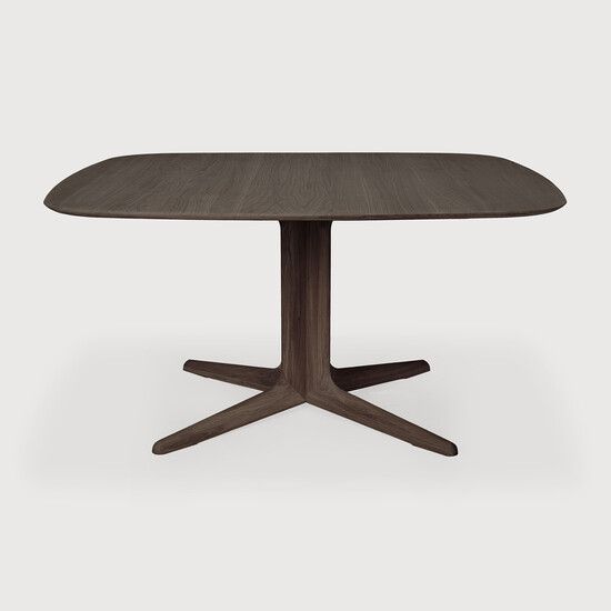 Corto dining table - Brown - 150 x 150 x 76 cm (10150998) by Ethnicraft