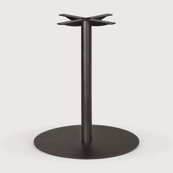 Blend dining table base - Dark Bronze - 60 x 60 x 74 cm (10159246) by Ethnicraft