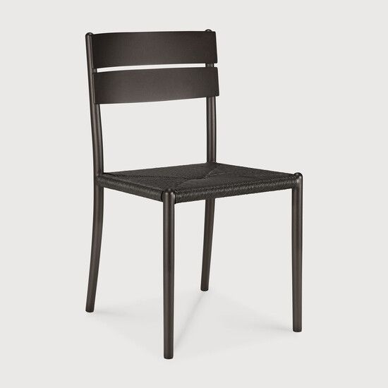 Elin outdoor dining chair - Dark Bronze - 45 x 51 x 84 cm (10160571) by Ethnicraft