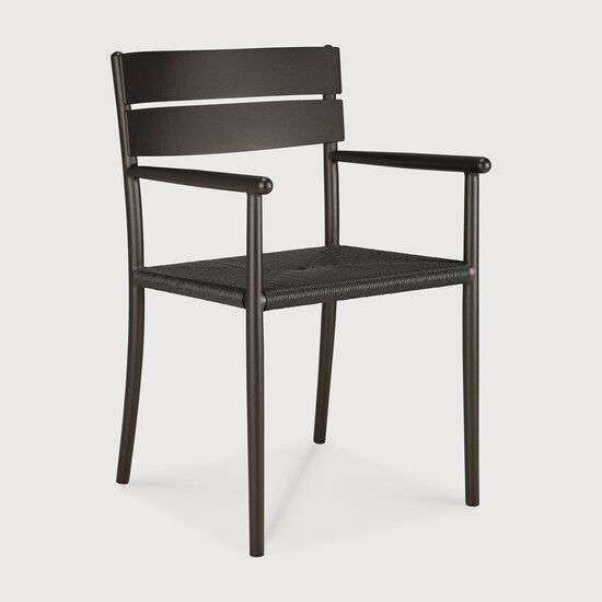 Elin outdoor dining chair - Dark Bronze - 52 x 57 x 84 cm (10160572) by Ethnicraft