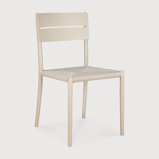 Elin outdoor dining chair - Sand - 45 x 51 x 84 cm (10160573) by Ethnicraft